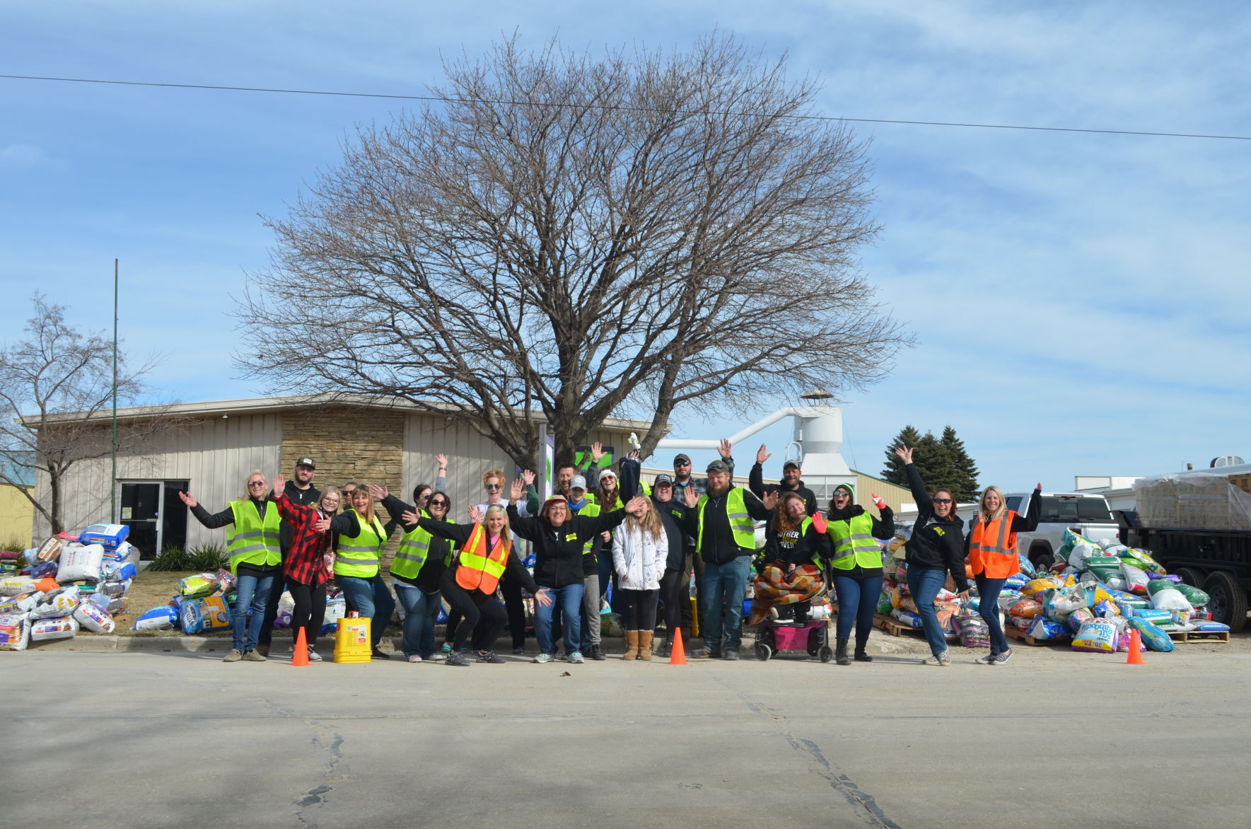 Rounding up the volunteers